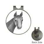 Horse Looking At You - Ave Hurley _  Golf Ball Marker Hat Clip