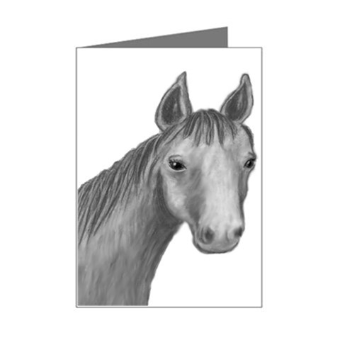 Horse Looking ar You Left