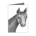 Horse Looking ar You - Ave Hurley - Mini Greeting Card