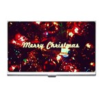 Christnas Tree Closeup -  Business Card Holder