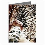 Castle Yard in Winter - Greeting Card