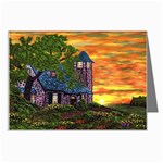 Essex Lighthouse by Ave Hurley -  Greeting Card