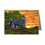 Essex Lighthouse by Ave Hurley - Mini Greeting Card