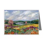 Katy s Pasture by Ave Hurley - Mini Greeting Card