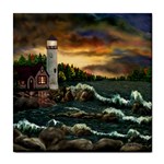 David Bowman Lighthouse Tile Coaster