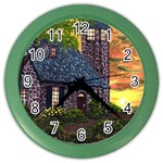 Essex Lighthouse by Ave Hurley - Color Wall Clock
