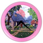 Essex Cottage by Ave Hurley - Color Wall Clock