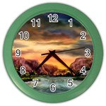 Abigail s Hideaway by Ave Hurley - Color Wall Clock