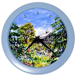 Hidden Barn by Ave Hurley - Color Wall Clock