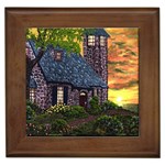 Essex Lighthouse by Ave Hurley - Framed Tile