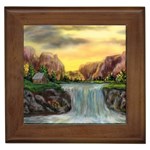 Brenton s Waterfalls by Ave Hurley - Framed Tile