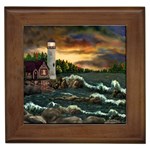 David Bowman Lighthouse Framed Tile