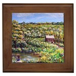 Tenant House in Summer by Ave Hurley - Framed Tile