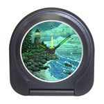 Jerry s Lighthouse by  Ave Hurley - Wrap Canvas Version Travel Alarm Clock