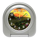 Eddie s Lighthouse By Ave Hurley -  Travel Alarm Clock
