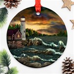David Bowman Lighthouse Ornament (Round)