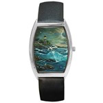 Ah 001 134 Ave Hurley   Hobsons  Lighthouse Barrel Style Metal Watch