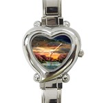Abigail s Hideaway by Ave Hurley  - Heart Italian Charm Watch