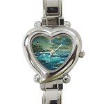 Ah 001 134 Ave Hurley   Hobsons  Lighthouse Heart Italian Charm Watch