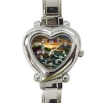 David Bowman Lighthouse Heart Italian Charm Watch