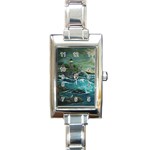 Hobson s Lighthouse by Ave Hurley - Rectangular Italian Charm Watch