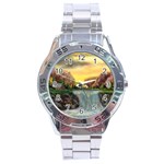 Brenton s Waterfall -  Ave Hurley  Stainless Steel Analogue Men’s Watch