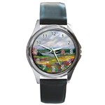 Katy s Pasture Round Metal Watch