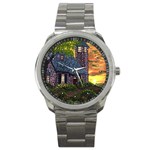 Essex Lighthouse by Ave Hurley - Sport Metal Watch
