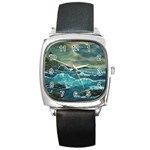 Ah 001 134 Ave Hurley   Hobsons  Lighthouse Square Metal Watch
