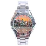 Janes Winter Sunset    Ave Hurley Ah 001 082 Stainless Steel Analogue Men’s Watch