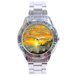 Sunset Of Hope  Stainless Steel Analogue Men’s Watch