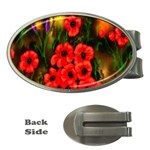 Poppies 3 -  Ave Hurley -  Money Clip (Oval)