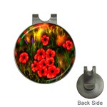 Poppies 3 -  Ave Hurley -  Golf Ball Marker Hat Clip