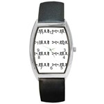 Coffeeteabooksong Barrel Style Metal Watch