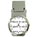 Coffeeteabooksong Money Clip Watch
