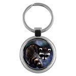 Raccoon Key Chain (Round)