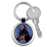 Doberman Pinscher - Quality Dog Lovers Round Keychain