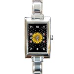Simple Nature Rectangular Italian Charm Watch