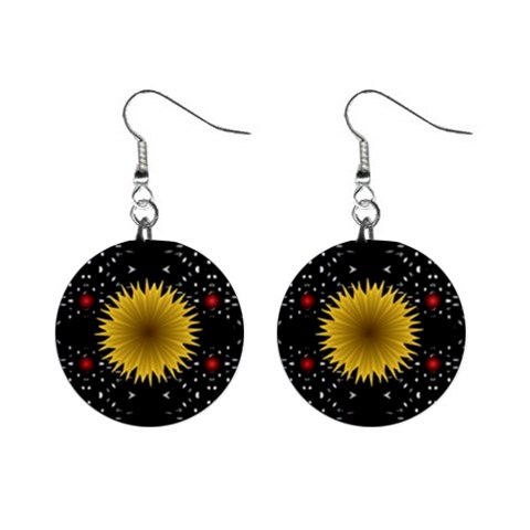 Simple Nature 1  Button Earrings from ArtsNow.com Front