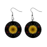 Simple Nature 1  Button Earrings