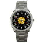 Simple Nature Sport Metal Watch