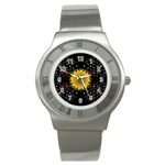 Simple Nature Stainless Steel Watch