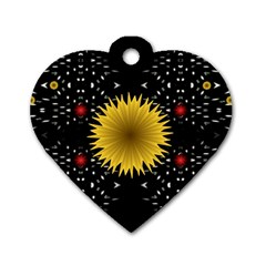 Simple Nature Dog Tag Heart (Two Sides) from ArtsNow.com Back