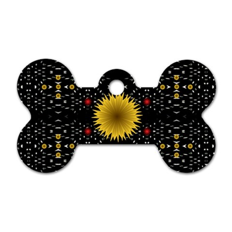 Simple Nature Dog Tag Bone (Two Sides) from ArtsNow.com Front