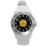 Simple Nature Round Plastic Sport Watch Large