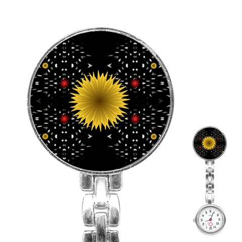 Simple Nature Stainless Steel Nurses Watch from ArtsNow.com Front
