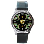 Dandelion Love Round Metal Watch
