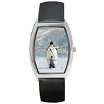Penguin Barrel Style Metal Watch