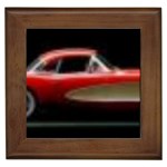 red corvette Framed Tile