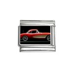 red corvette Italian Charm (9mm)